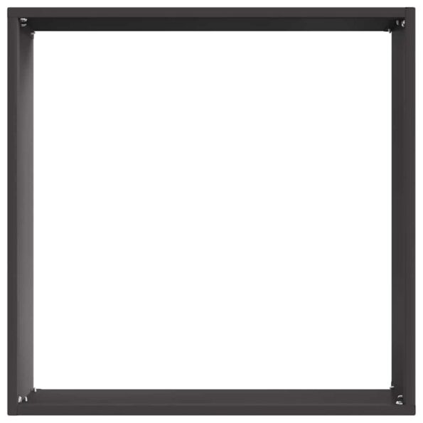 vidaXL Obrubník trávnika Čierna 40 x 40 x 13 cm Oceľ – Obrázok 4