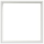 vidaXL Obrubník trávnika 6 pcs Biela 40 x 40 x 13 cm Oceľ – Obrázok 5