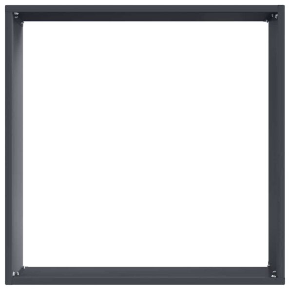 vidaXL Obrubník trávnika 6 pcs Antracit 40 x 40 x 13 cm Oceľ – Obrázok 5