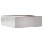 vidaXL Obrubník trávnika 6 pcs Strieborná 40 x 40 x 13 cm – Obrázok 3
