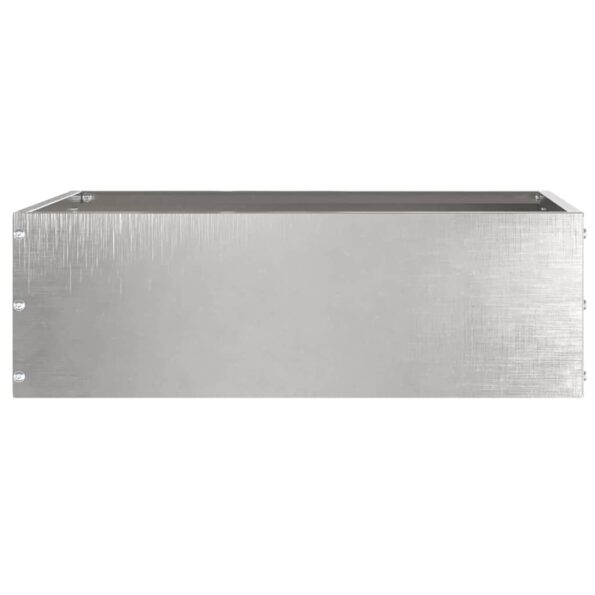 vidaXL Obrubník trávnika 6 pcs Strieborná 40 x 40 x 13 cm – Obrázok 4
