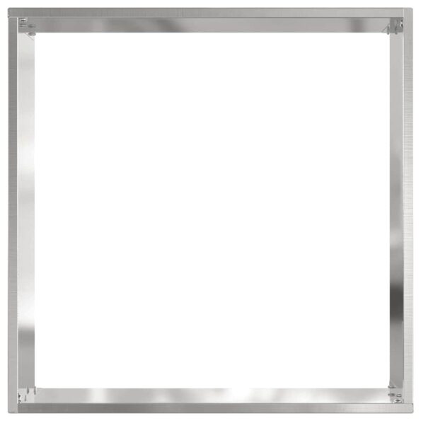 vidaXL Obrubník trávnika 6 pcs Strieborná 40 x 40 x 13 cm – Obrázok 5