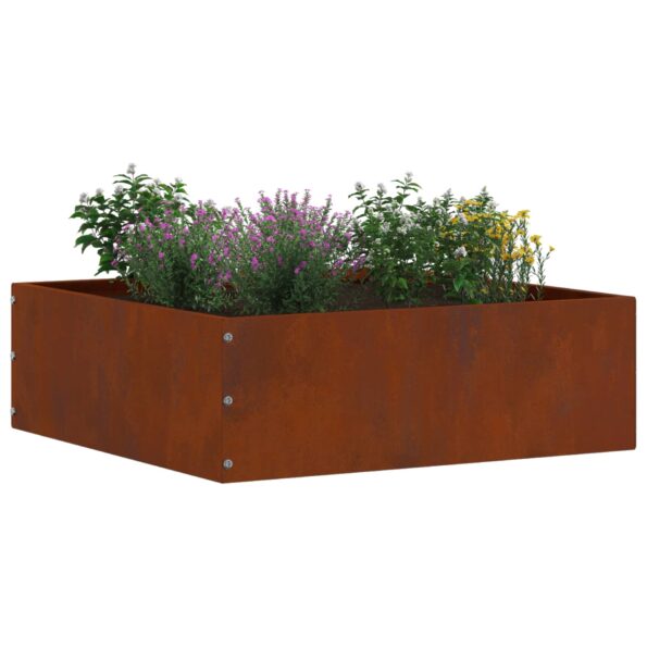 vidaXL Obrubník trávnika 6 pcs Hrdzavý 40 x 40 x 13 cm – Obrázok 5
