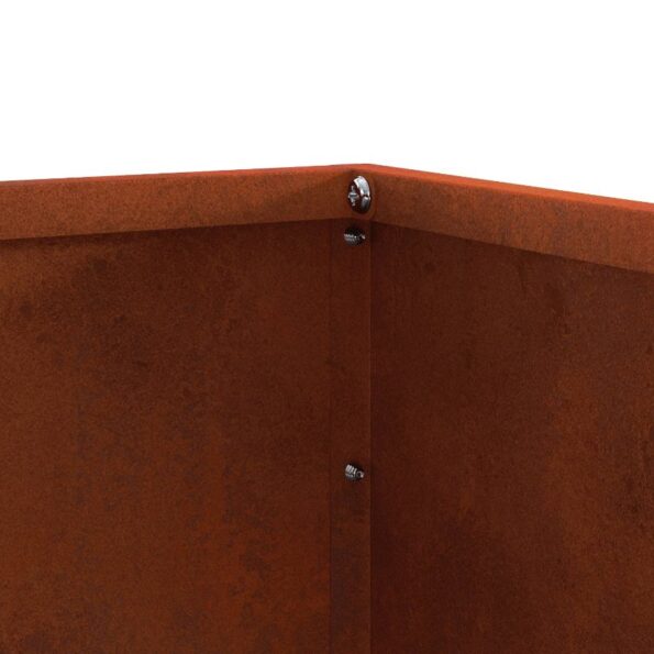 vidaXL Obrubník trávnika 6 pcs Hrdzavý 40 x 40 x 13 cm – Obrázok 11