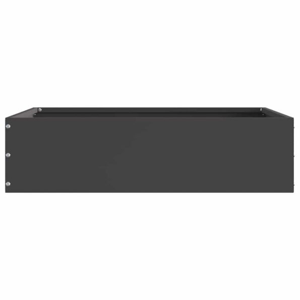 vidaXL Obrubník trávnika 6 pcs Čierna 50 x 50 x 13 cm Oceľ – Obrázok 4