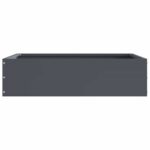 vidaXL Obrubník trávnika Antracit 50 x 50 x 13 cm Oceľ – Obrázok 3