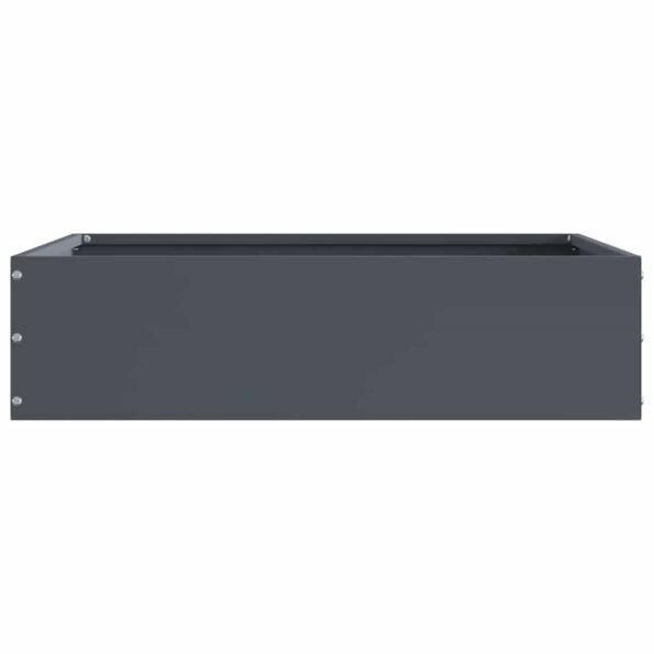 vidaXL Obrubník trávnika Antracit 50 x 50 x 13 cm Oceľ – Obrázok 3