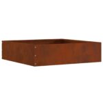 vidaXL Obrubník trávnika Hrdzavý 50 x 50 x 13 cm – Obrázok 7