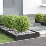 vidaXL Obrubník trávnika Čierna 60 x 60 x 13 cm Oceľ – Obrázok 4