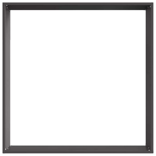 vidaXL Obrubník trávnika Čierna 60 x 60 x 13 cm Oceľ – Obrázok 6