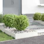 vidaXL Obrubník trávnika Biela 60 x 60 x 13 cm Oceľ – Obrázok 4