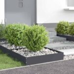 vidaXL Obrubník trávnika Antracit 60 x 60 x 13 cm Oceľ – Obrázok 4