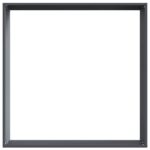 vidaXL Obrubník trávnika 6 pcs Antracit 60 x 60 x 13 cm Oceľ – Obrázok 7