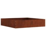 vidaXL Obrubník trávnika Hrdzavý 60 x 60 x 13 cm – Obrázok 5