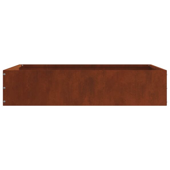 vidaXL Obrubník trávnika Hrdzavý 60 x 60 x 13 cm – Obrázok 6