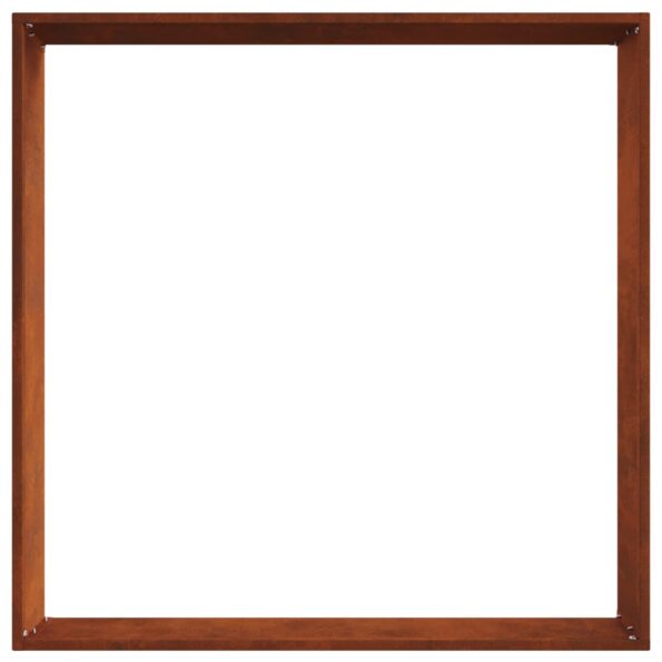 vidaXL Obrubník trávnika Hrdzavý 60 x 60 x 13 cm – Obrázok 7