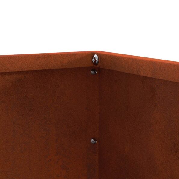 vidaXL Obrubník trávnika Hrdzavý 60 x 60 x 13 cm – Obrázok 8
