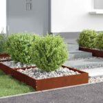 vidaXL Obrubník trávnika 6 pcs Hrdzavý 60 x 60 x 13 cm – Obrázok 6