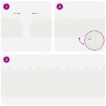 vidaXL Obrubníky trávnika 30 pcs Biela 103 x 0,05 x 22 cm Oceľ – Obrázok 9