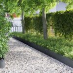 vidaXL Obrubníky trávnika 20 pcs Antracit 103 x 0,05 x 22 cm Oceľ