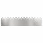 vidaXL Obrubníky trávnika 10 pcs Strieborná 103 x 0,05 x 22 cm – Obrázok 2