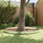 vidaXL Obrubníky trávnika 30 pcs Strieborná 103 x 0,05 x 22 cm – Obrázok 4