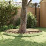 vidaXL Obrubníky trávnika 20 pcs Strieborná 103 x 0,05 x 22 cm – Obrázok 4