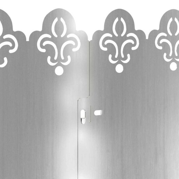 vidaXL Obrubníky trávnika 30 pcs Strieborná 103 x 0,05 x 22 cm – Obrázok 8