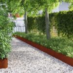 vidaXL Obrubníky trávnika 10 pcs Hrdzavý 103 x 0,05 x 22 cm – Obrázok 2