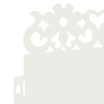 vidaXL Obrubníky trávnika 30 pcs Biela 103 x 0,05 x 22 cm Oceľ – Obrázok 7