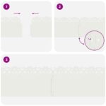 vidaXL Obrubníky trávnika 30 pcs Biela 103 x 0,05 x 22 cm Oceľ – Obrázok 9