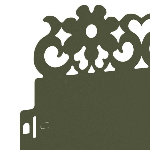 vidaXL Obrubníky trávnika 30 pcs Olivová zelená 103 x 0,05 x 22 cm – Obrázok 7