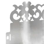 vidaXL Obrubníky trávnika 10 pcs Strieborná 103 x 0,05 x 22 cm – Obrázok 7