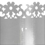 vidaXL Obrubníky trávnika 10 pcs Strieborná 103 x 0,05 x 22 cm – Obrázok 8