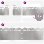 vidaXL Obrubníky trávnika 10 pcs Strieborná 103 x 0,05 x 22 cm – Obrázok 9