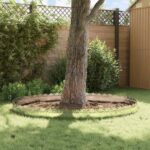 vidaXL Obrubníky trávnika 10 pcs Strieborná 103 x 0,05 x 22 cm – Obrázok 4