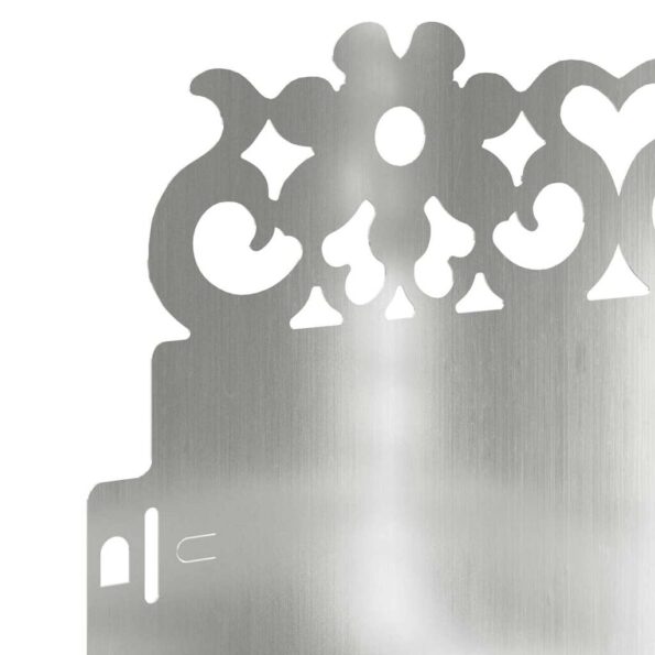 vidaXL Obrubníky trávnika 10 pcs Strieborná 103 x 0,05 x 22 cm – Obrázok 7