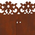 vidaXL Obrubníky trávnika 20 pcs Hrdzavý 103 x 0,05 x 22 cm – Obrázok 9