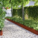 vidaXL Obrubníky trávnika 30 pcs Hrdzavý 103 x 0,05 x 22 cm – Obrázok 2