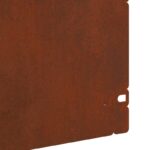 vidaXL Obrubníky trávnika 30 pcs Hrdzavý 103 x 0,05 x 22 cm – Obrázok 7