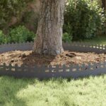 vidaXL Obrubníky trávnika 30 pcs Antracit 103 x 0,05 x 22 cm Oceľ – Obrázok 5