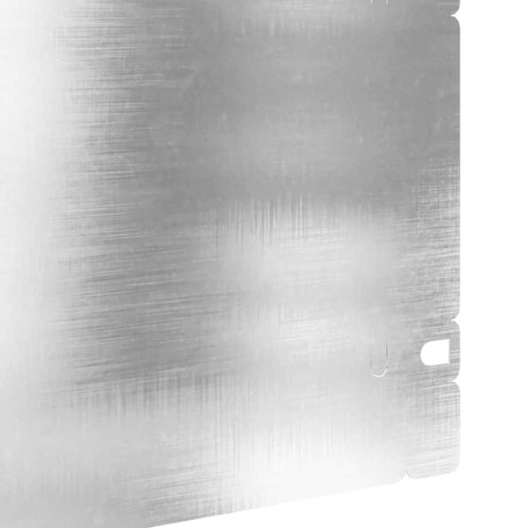 vidaXL Obrubníky trávnika 30 pcs Strieborná 103 x 0,05 x 22 cm – Obrázok 6