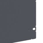 vidaXL Obrubníky trávnika 20 pcs Antracit 103 x 0,05 x 22 cm Oceľ – Obrázok 6