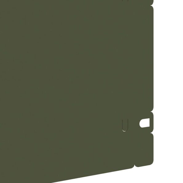 vidaXL Obrubníky trávnika 30 pcs Olivová zelená 103 x 0,05 x 22 cm – Obrázok 6