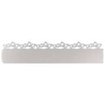 vidaXL Obrubníky trávnika 30 pcs Strieborná 103 x 0,05 x 22 cm – Obrázok 2