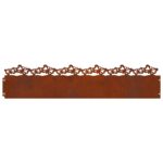 vidaXL Obrubníky trávnika 30 pcs Hrdzavý 103 x 0,05 x 22 cm – Obrázok 6