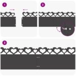 vidaXL Obrubníky trávnika 30 pcs Čierna 103 x 0,05 x 22 cm Oceľ – Obrázok 9