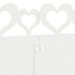 vidaXL Obrubníky trávnika 30 pcs Biela 103 x 0,05 x 22 cm Oceľ – Obrázok 8