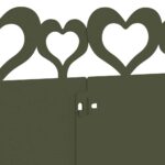 vidaXL Obrubníky trávnika 30 pcs Olivová zelená 103 x 0,05 x 22 cm – Obrázok 8