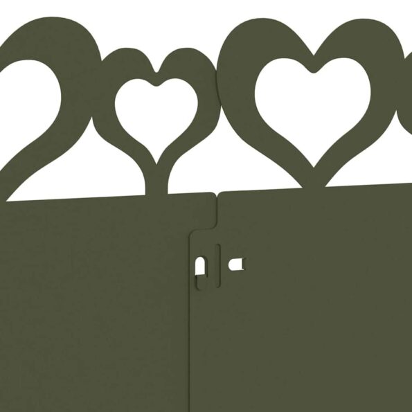 vidaXL Obrubníky trávnika 30 pcs Olivová zelená 103 x 0,05 x 22 cm – Obrázok 8